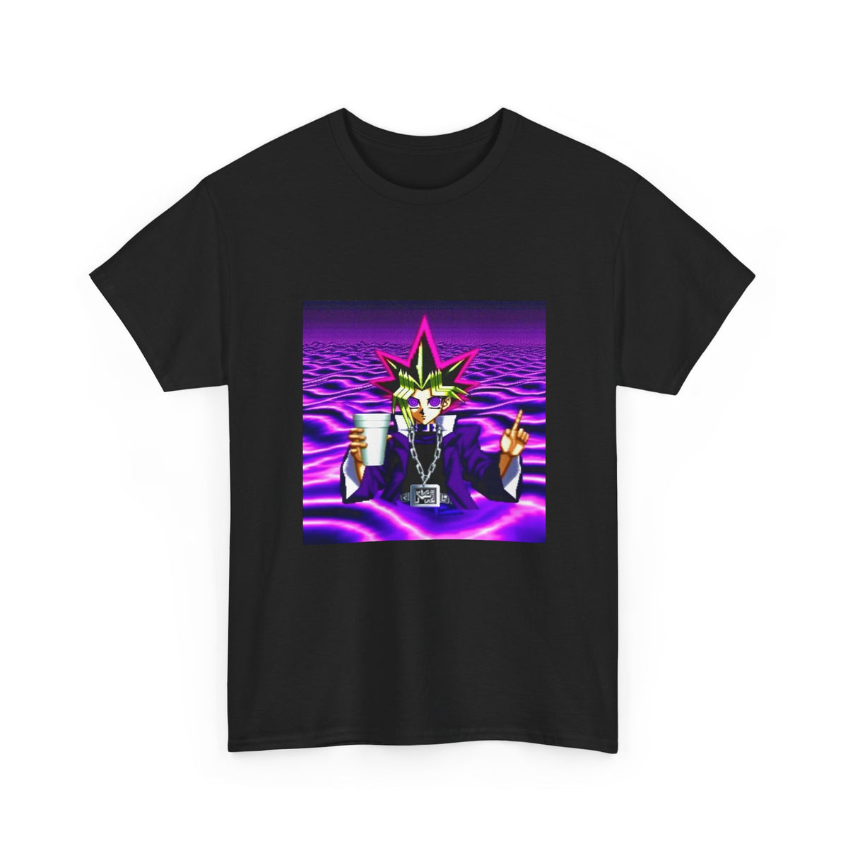 Yami Yugi Sipping Lean In Cyber Purple