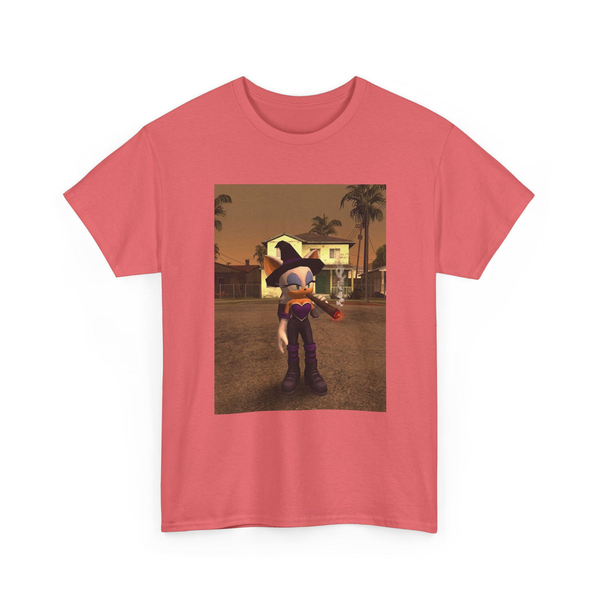 Rouge The Bat Smoking A Blunt Tee