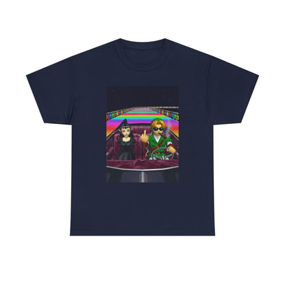 Link And Malon Driving Rainbow Road Tee