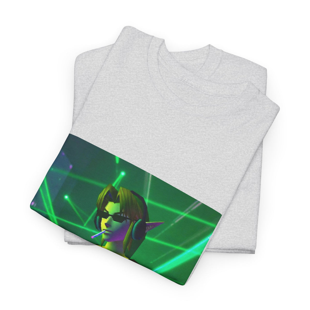 DJ Link Smoking A Blunt At The Club Tee