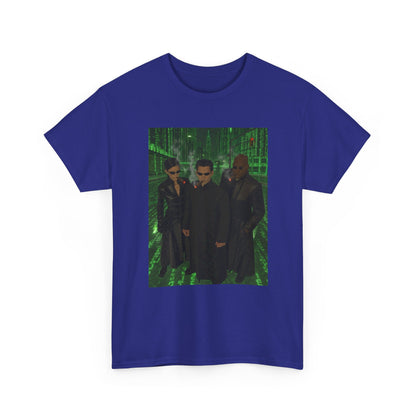 Neo, Trinity, Morpheus Smoking In The Matrix