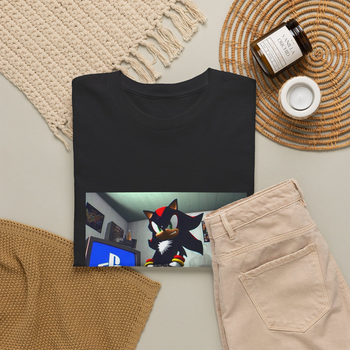 Shadow The Hedgehog's Y2K Drip Tee
