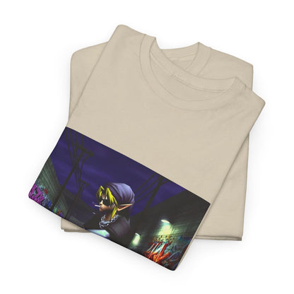 Edgy Link Skater Smoking Alley Tee
