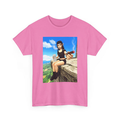 Elf Girl Smoking Cigar On Mountain Tee