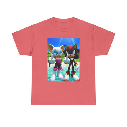 Rouge And Shadow Flipping The Bird Tee (Design 4)