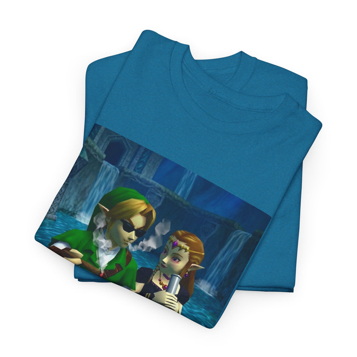 Link And Zelda Chillin' By The Water