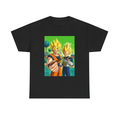 Goku And Vegeta Sharing A Smoke
