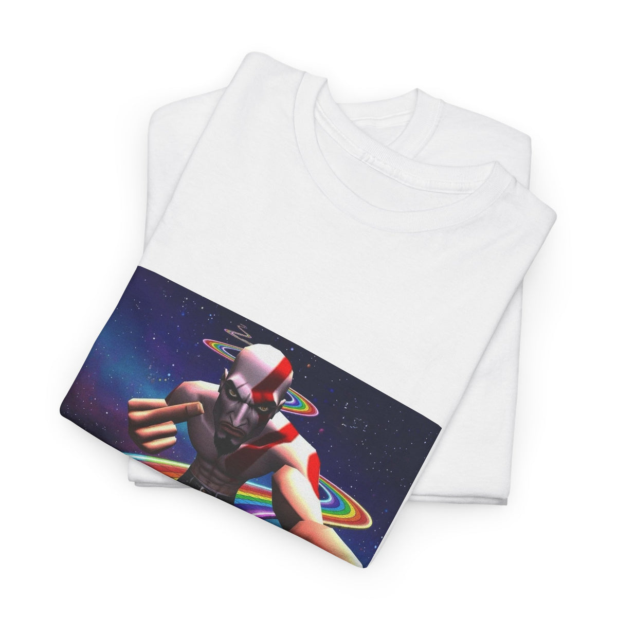 Kratos Flips Off On Rainbow Road