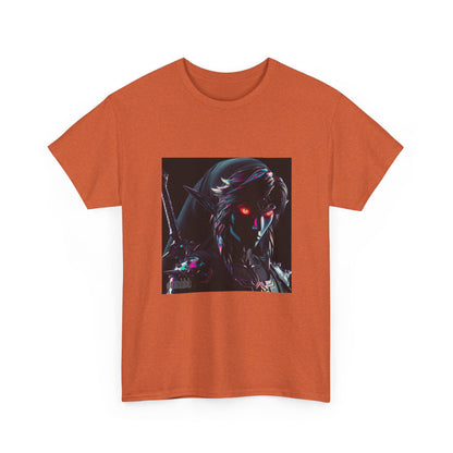 Chrome Dark Elf With Glowing Eyes Tee
