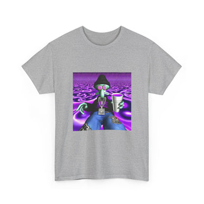 Squidward Sipping Lean In A Purple Haze