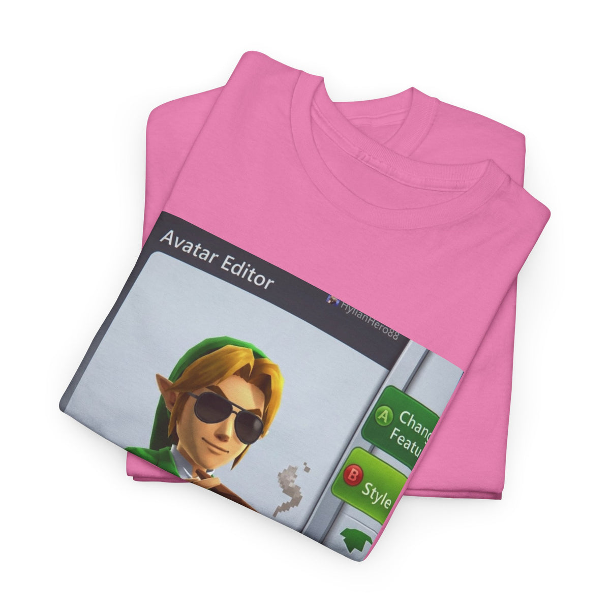 Hylian Hero Smoking A Stogie Tee