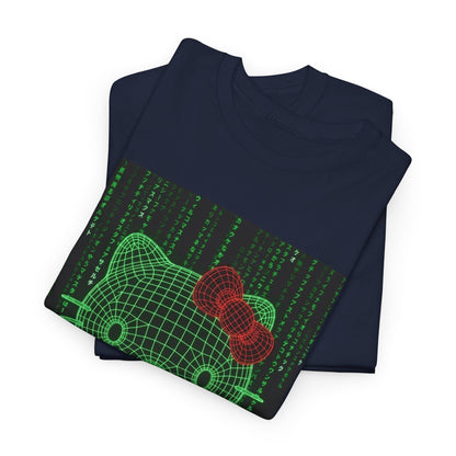 Cyber Hello Kitty Flips The Bird Tee