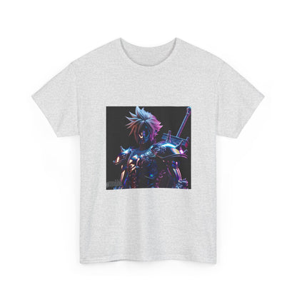 Cyberpunk Warrior With Spiked Hair Tee