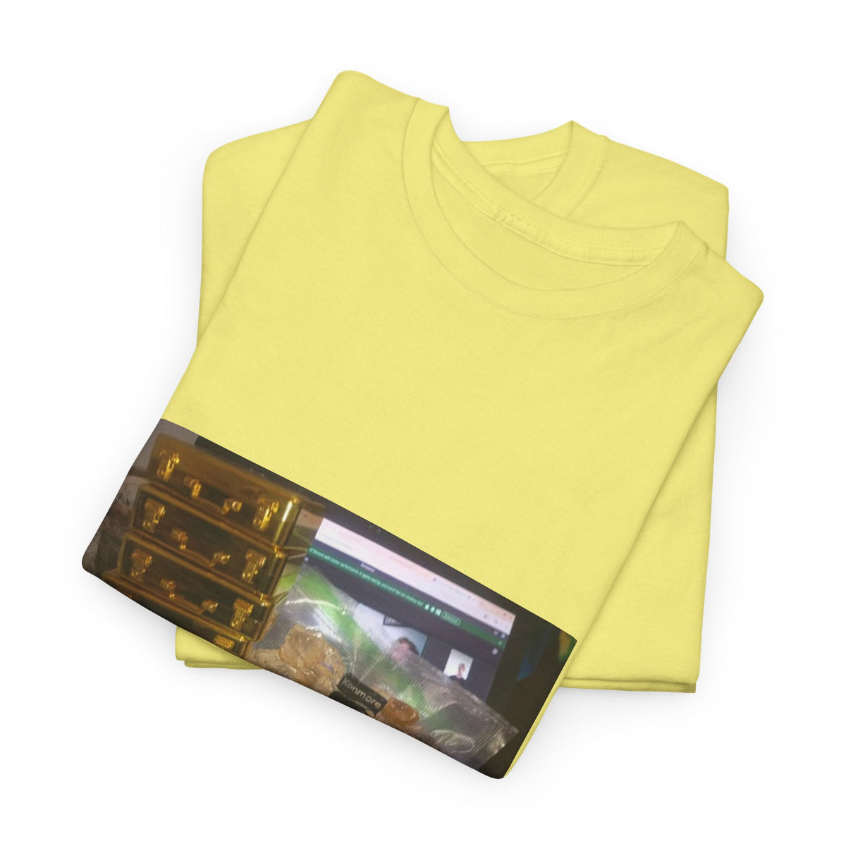 Gold Briefcase Stash Tee