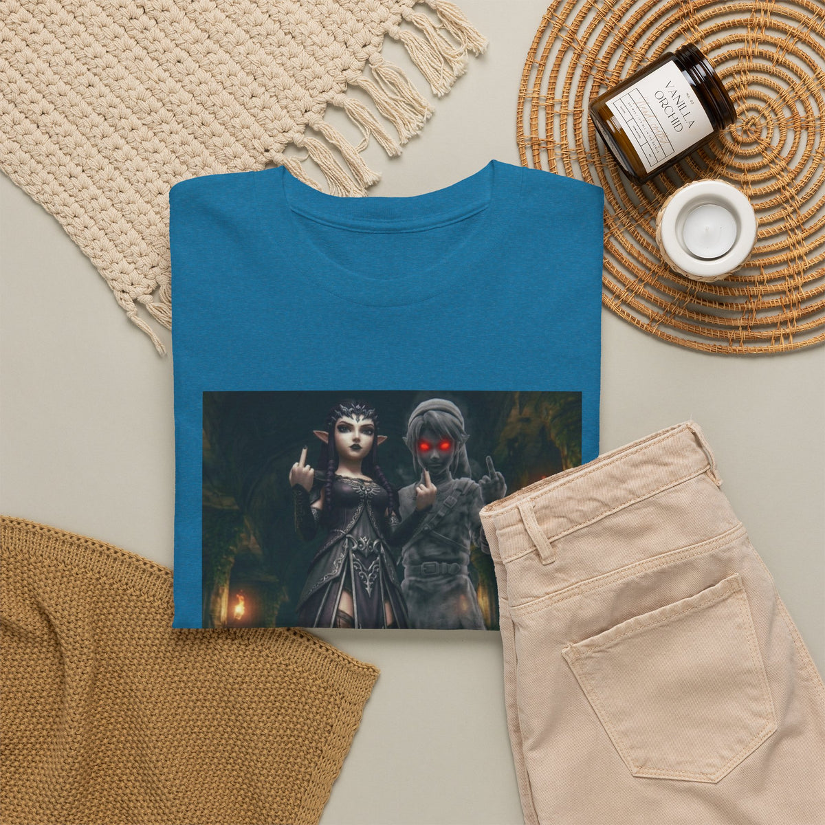 Dark Zelda And Dark Link Flipping You Off