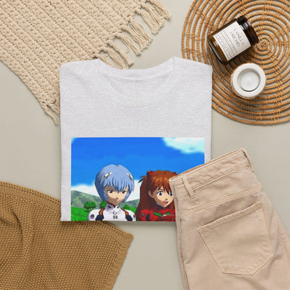 Rei And Asuka Gaming Outdoors