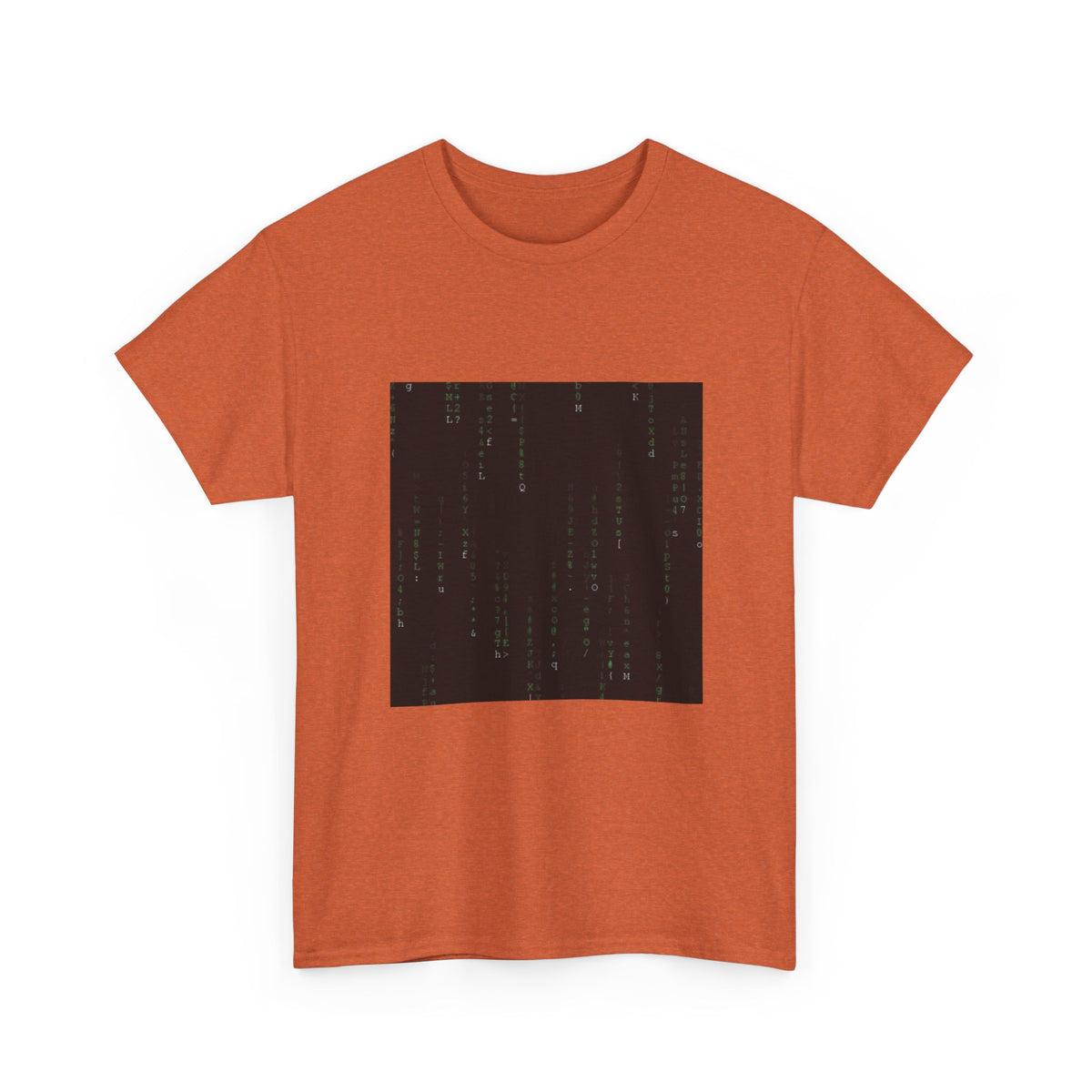 Neon Figure In Cyber Shower Tee