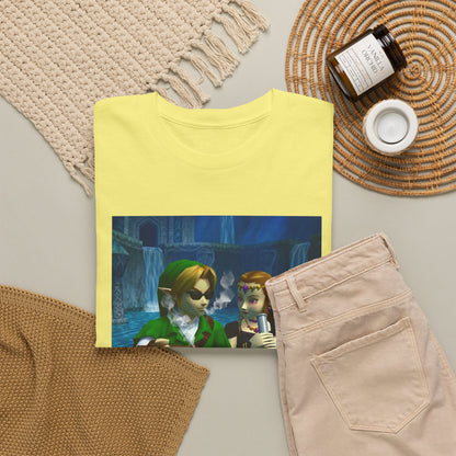 Link And Zelda Chillin' By The Water