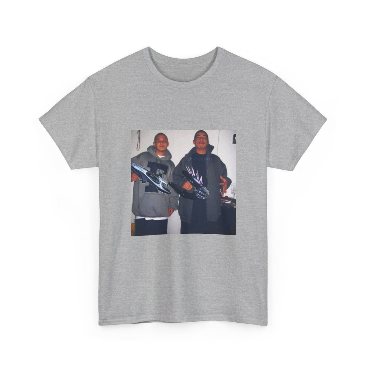 Midnight Leaf Pulse Graphic Tee