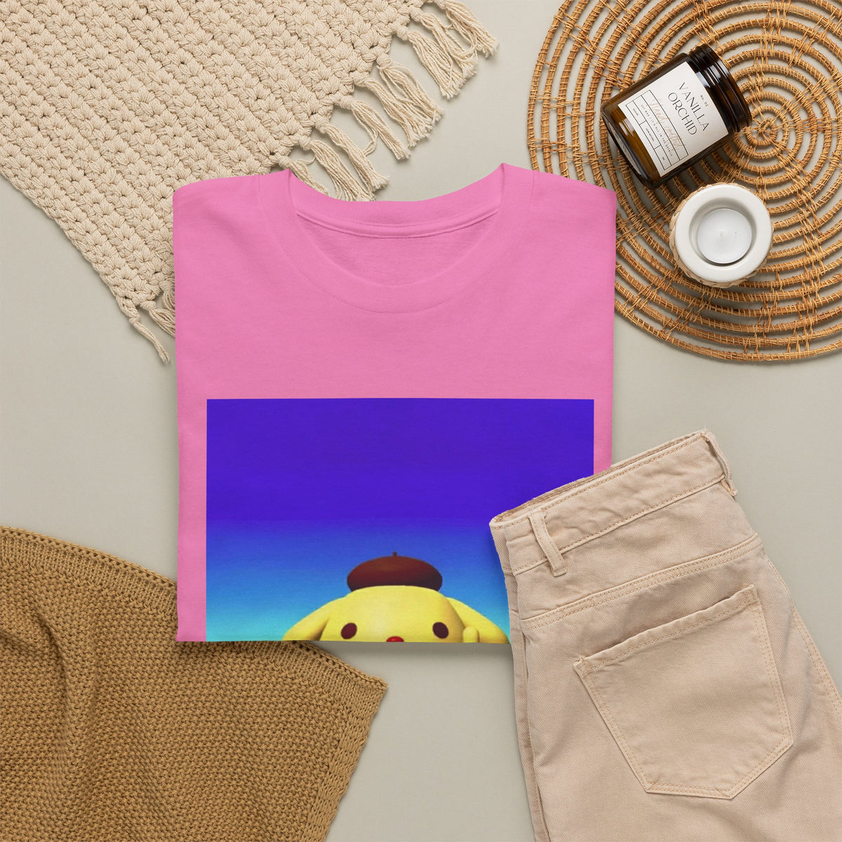 Pompompurin Flipping The Bird Tee
