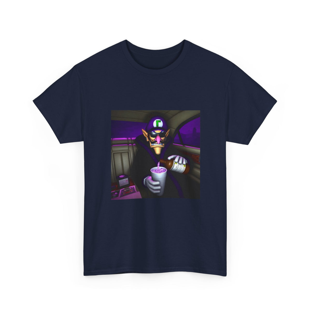 Lean Lord Smirking With Devil Horns Tee