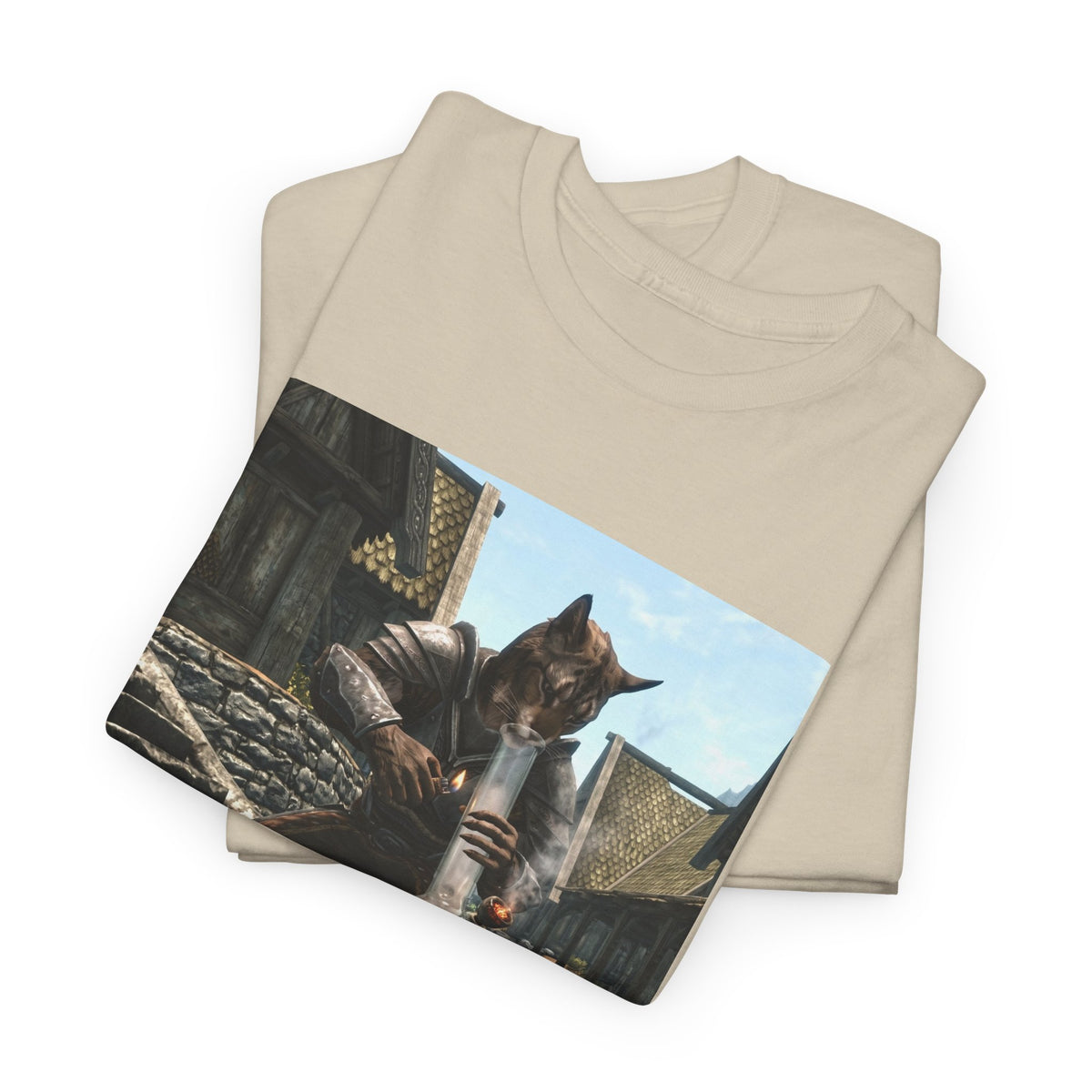 Neon Haze Horizon Graphic Tee