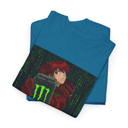 Asuka Wireframe Holding Monster Can