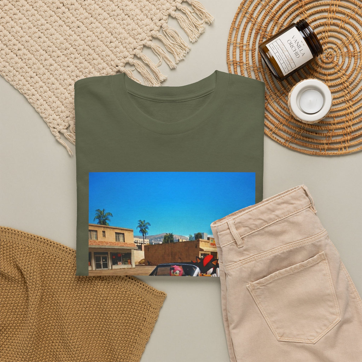 Shadow and Amy Cruising Lowrider Tee