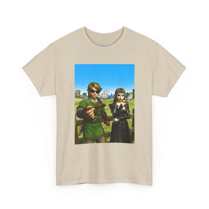 Link And Zelda Chilling With Blunts Tee