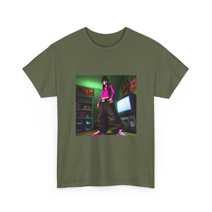 Y2K Vibe Girl In Her Room Tee
