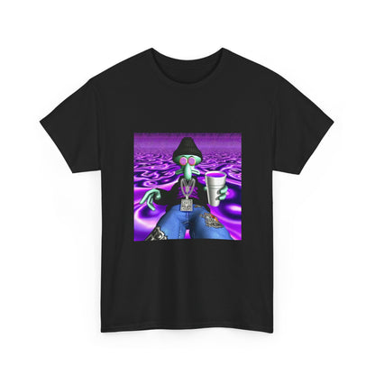 Squidward Sipping Lean In A Purple Haze