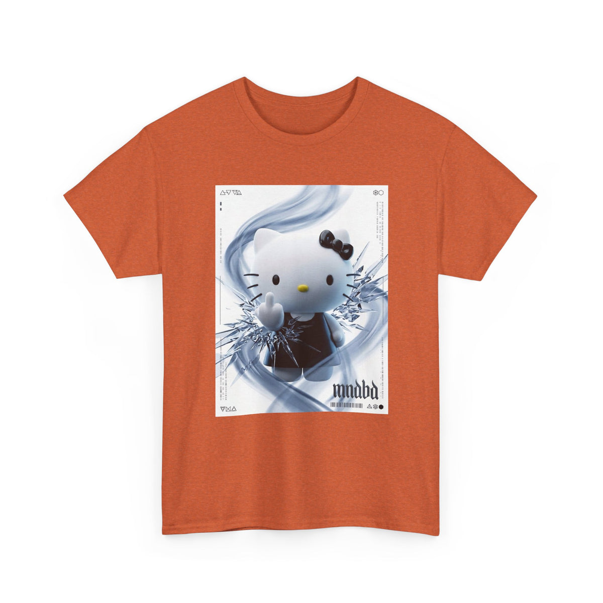 Cute Kitty Flipping The Bird Tee