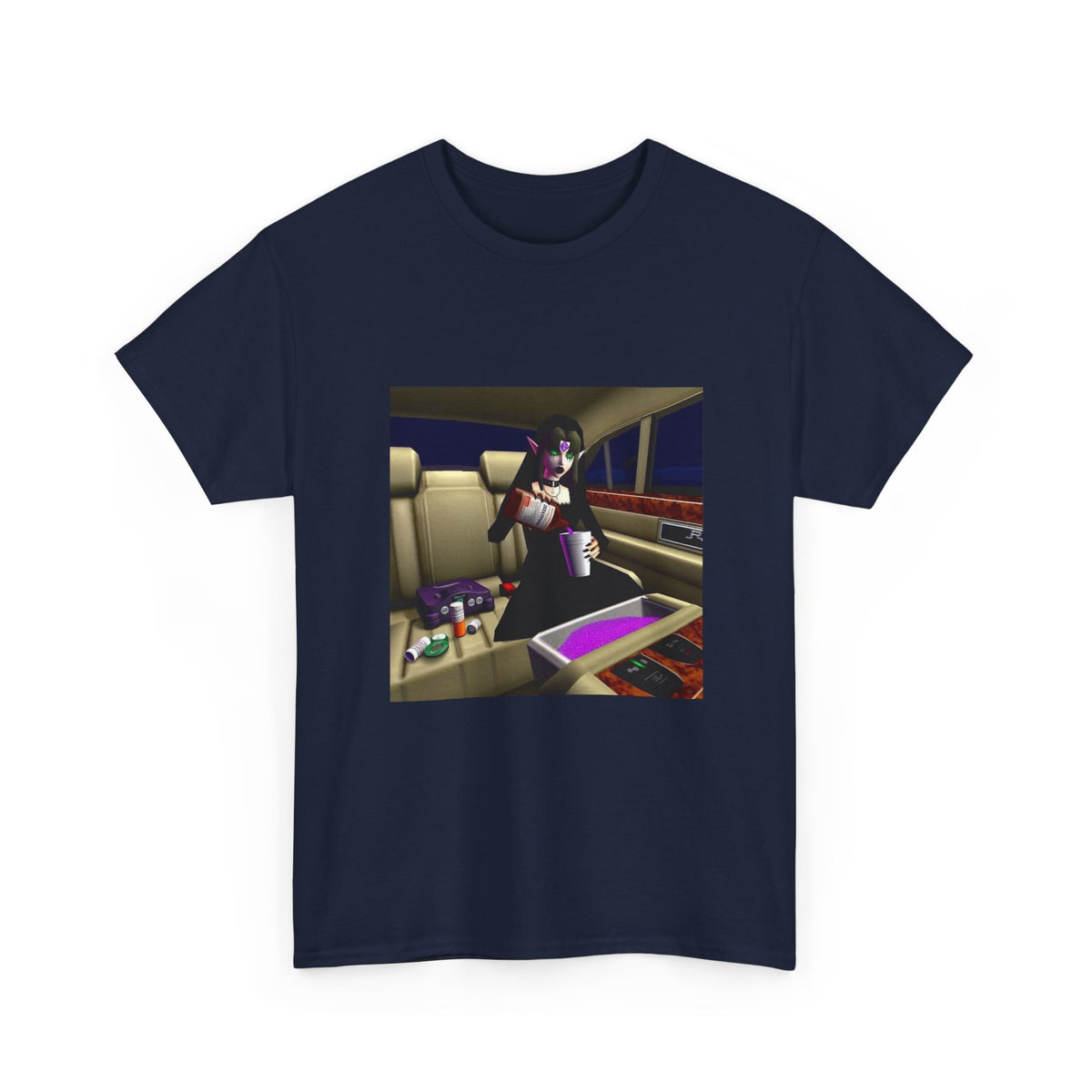 Gothic Elf Pouring Lean In Limousine