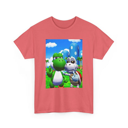 Yoshi And Dry Bones Flipping Off Tee (Design 7)