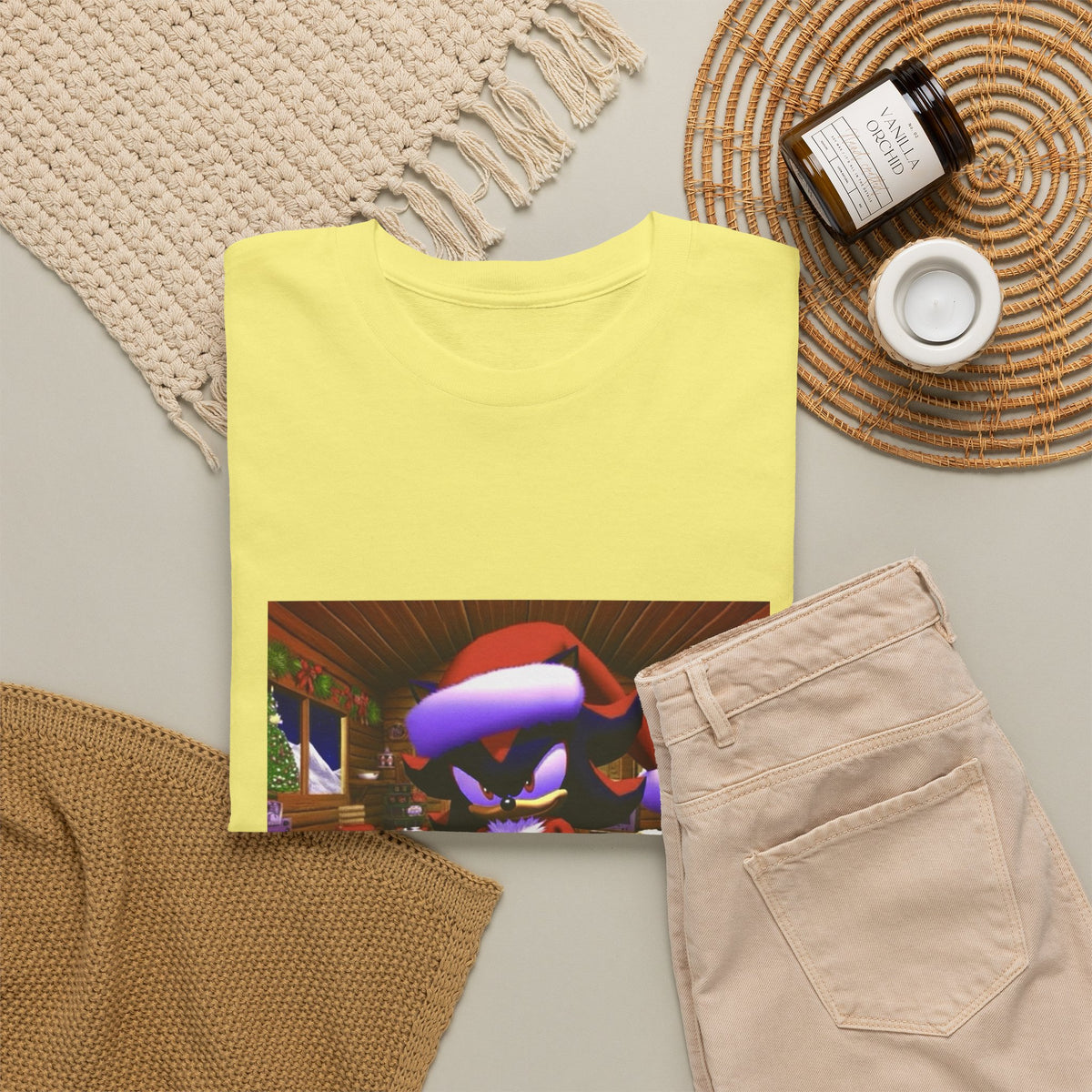 Shadow The Hedgehog Christmas Chill Tee