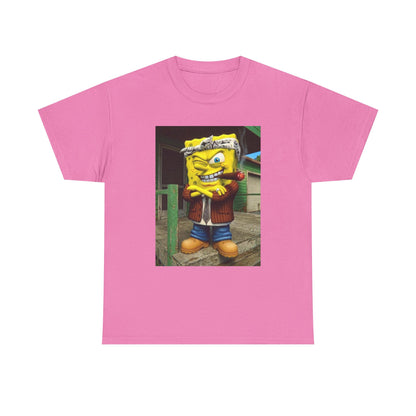 Gangster Sponge Winking and Smoking
