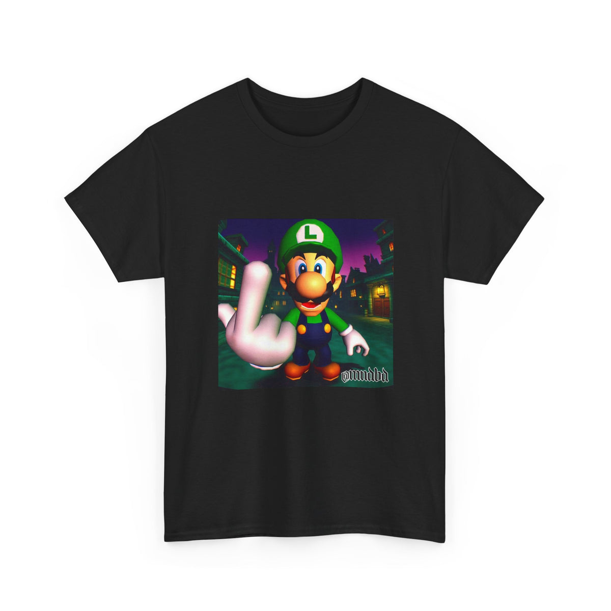Luigi Giving The Finger Ghostly Manor