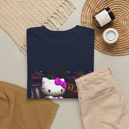 Hello Kitty Pouring Lean In Car Tee