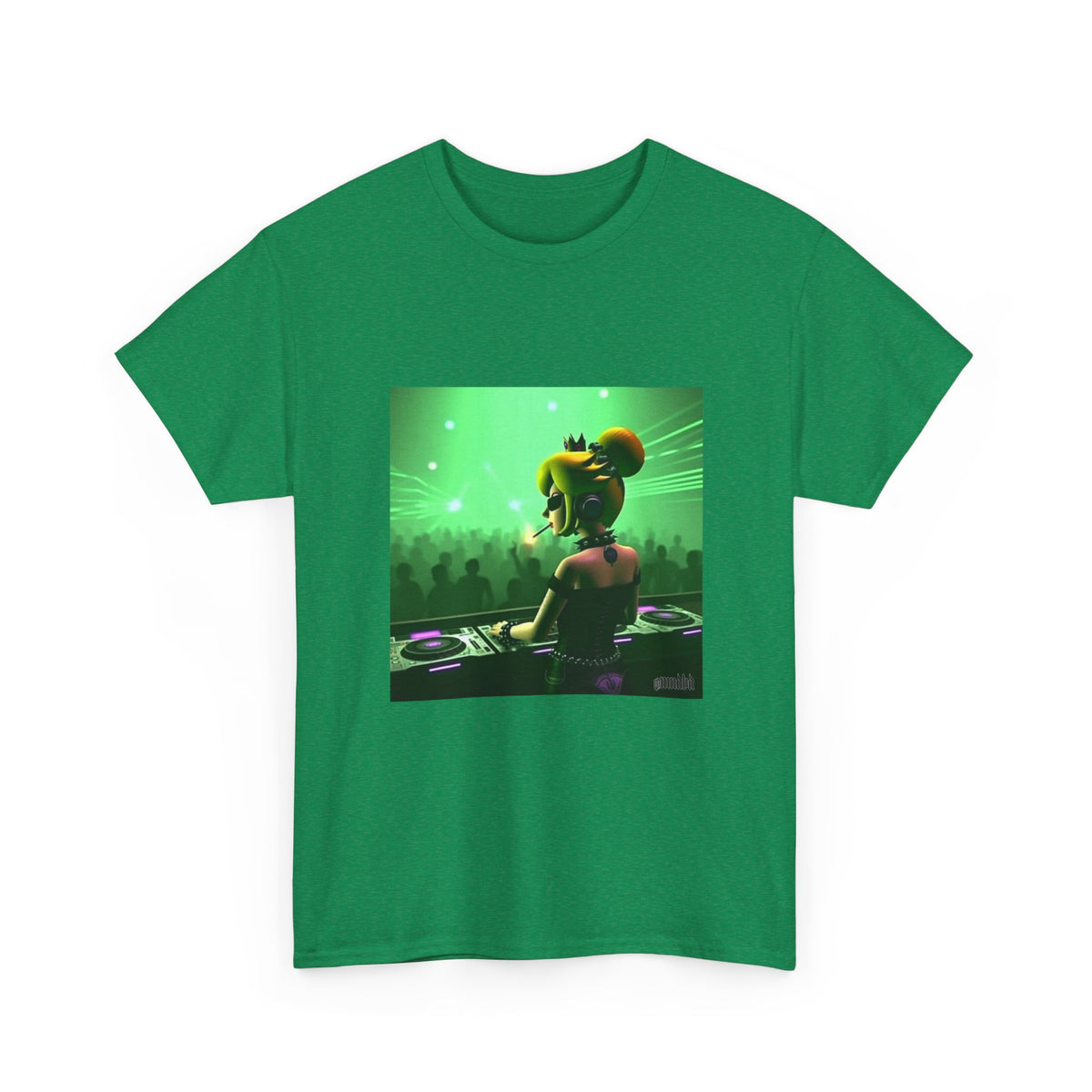 Punk Princess DJ Spinning Tracks Tee