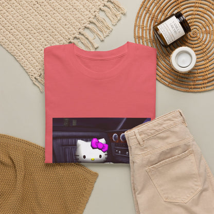 Kitty Pouring Purple Drank In Car Tee