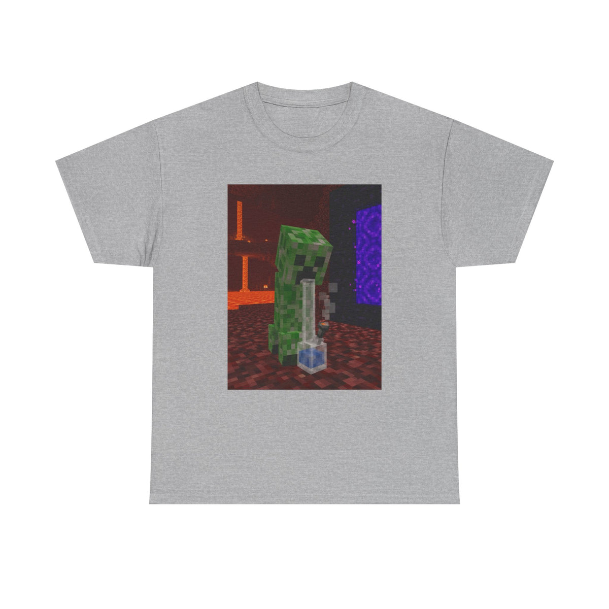 Creeper Hits The Bong In The Nether