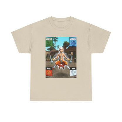 Avatar Aang Element Bending With Bongs Tee