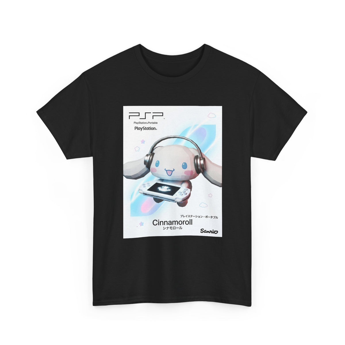 Cinnamoroll Gaming With Headphones On PSP
