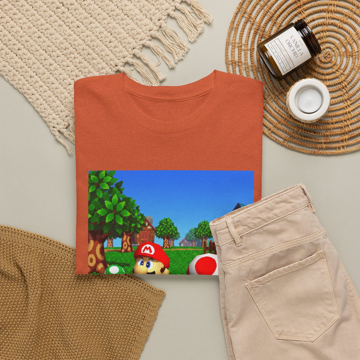 Mario And Toad Chillin' With Shrooms