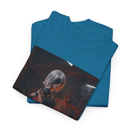 2B Pointing in Fiery Industrial Zone Tee