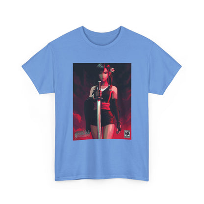 Pixel Tifa Lockhart With Katana Tee