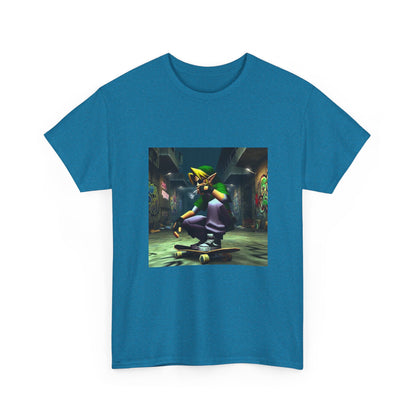 Street Link Smoking On Skateboard Tee