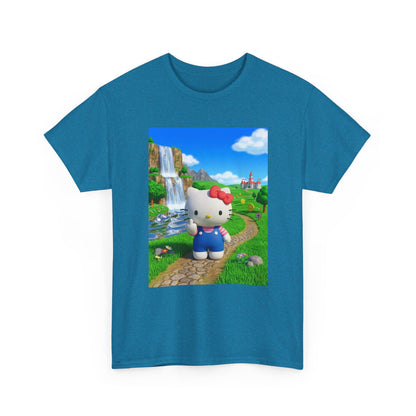 Hello Kitty Flipping Off In Mushroom Kingdom