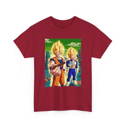 Goku and Vegeta Powering Up With Blunts