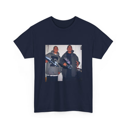 Midnight Leaf Pulse Graphic Tee